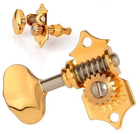 grover open gear tuners Waverly Gold 4060-G Tuning Machines – Guitar Gallery