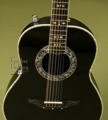 Ovation Guitar: Black 1658