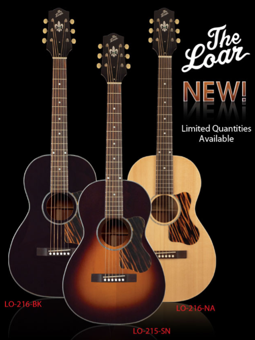 The Loar Guitar: Black LO-216-BK