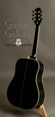 Black Olson D Guitar full back view