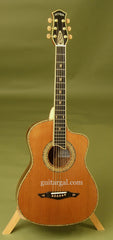 Petros Guitar: Used Figured Claro Walnut CELT FS-12 Fret