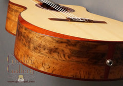 Mustapick Guitar: Used Tasmanian Tiger Myrtle CrossOver (Concert Nylon)