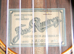 Jose' Ramirez Guitar: Used Brazilian Rosewood 1a