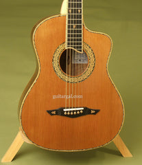Petros Guitar: Used Figured Claro Walnut CELT FS-12 Fret