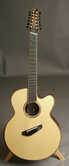 Yamamoto Guitar: Used Royal Macassar Ebony MS-12 (Multi-scale 12 String)