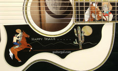 Roy Roger's Guitar embellished pickguard