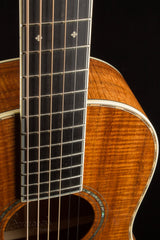 Bourgeois Piccolo Parlor guitar fretboard