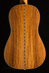 Bourgeois Piccolo Parlor guitar back