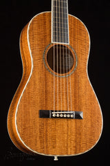 Bourgeois Piccolo Parlor guitar figured mahogany top