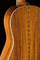 Bourgeois Piccolo Parlor guitar figured mahogany back