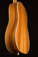 Bourgeois Piccolo Parlor guitar side detail