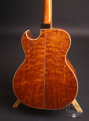 Hewett GC cutaway Guitar Plum Pudding Mahogany back