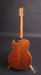 Hewett GC cutaway Guitar Plum Pudding Mahogany back full