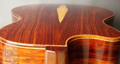 PRS acoustic guitar down back view