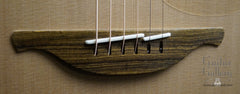 Lowden guitar bridge with split saddles
