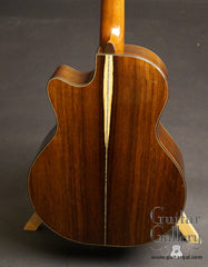 Ryan Mission GC Brazilian rosewood guitar back