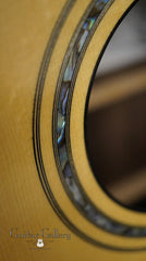 Ryan MGC Brazilian rosewood guitar rosette detail
