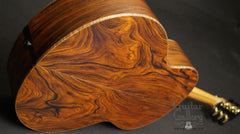 back angle shot Lowden cocobolo guitar