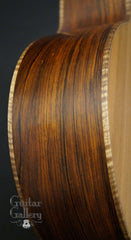 Lowden S35 CocoBolo guitar side detail