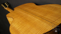Lowden S-35Mc guitar fiddleback mahogany back