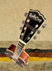 Santa Cruz 1929-00 All Mahogany guitar fun shot