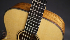 Santa Cruz OM guitar angle