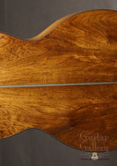 Santa Cruz OM guitar back detail