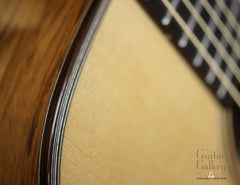 Santa Cruz OM guitar detail