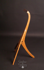 Solid Ground cherry guitar stand side
