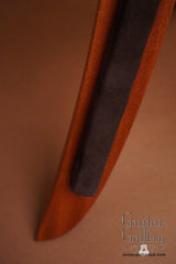 Solid Ground Sapele Standard Guitar stand suede pad