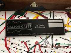 Martin D Calton flight case label