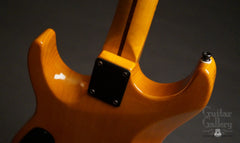 Marchione solid body electric guitar heel