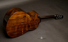 Strahm 00 Brazilian rosewood guitar back full