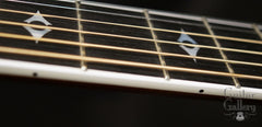 Taylor 814-BCE 25th anniversary guitar fretboard side view