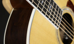 Taylor 814-BCE 25th anniversary guitar detail