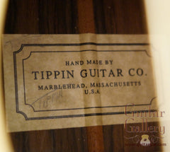 Tippin 000-12c guitar label