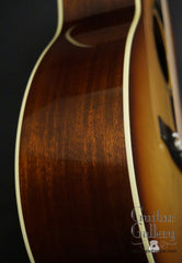 Tippin 000-12 Sunburst Guitar side close