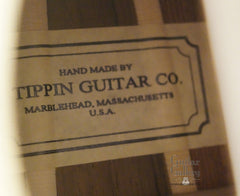 Tippin 000-12T guitar label