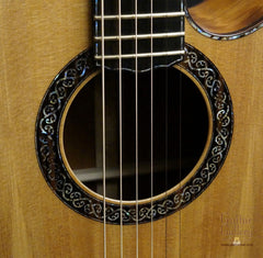 Laurie Williams guitar with celtic rosette