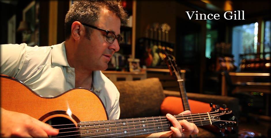 Vince Gill playing a Schenk guitar