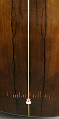 Walker Brazilian rosewood guitar back closeup