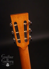 Kathy Wingert Parlor guitar headstock back