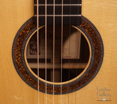 Kathy Wingert Parlor guitar rosette