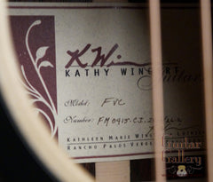 Wingert Guitar: Model F cutaway Fan Fret