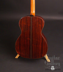 Zimnicki fan fret baritone guitar cocobolo back